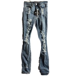 NWT DOLLHOUSE Ripped Skinny Jeans size 1